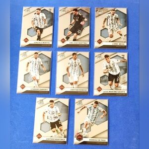 Team Argentina Cards Panini Mosaic Fifa Road To Qatar World Cup 2022.- 8 Cards P